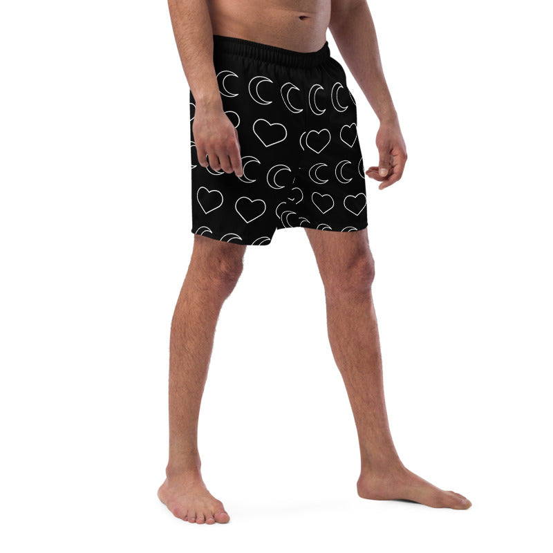 Men's Heart Moons Swim Trunks