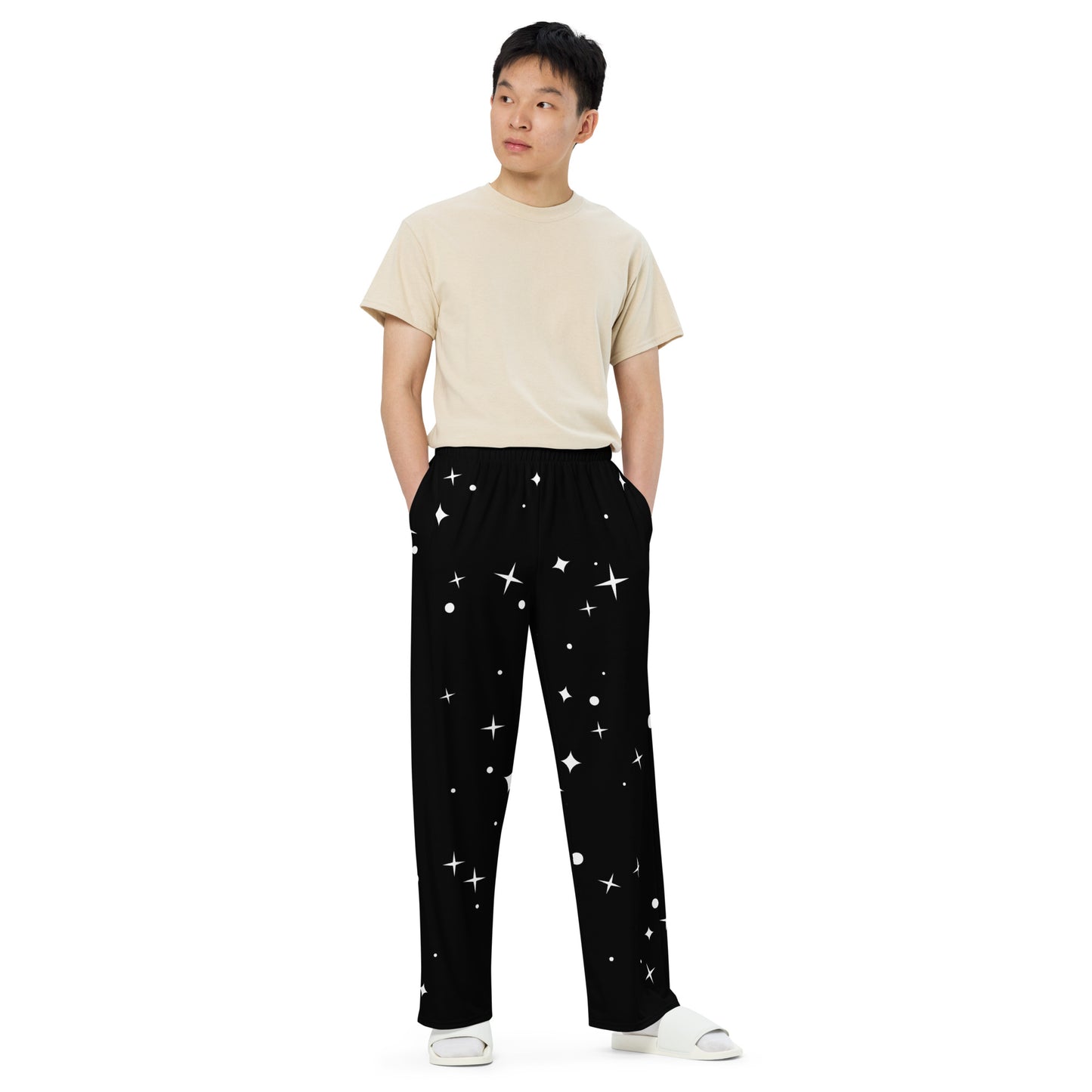 Starry Night Wide-Leg Pants