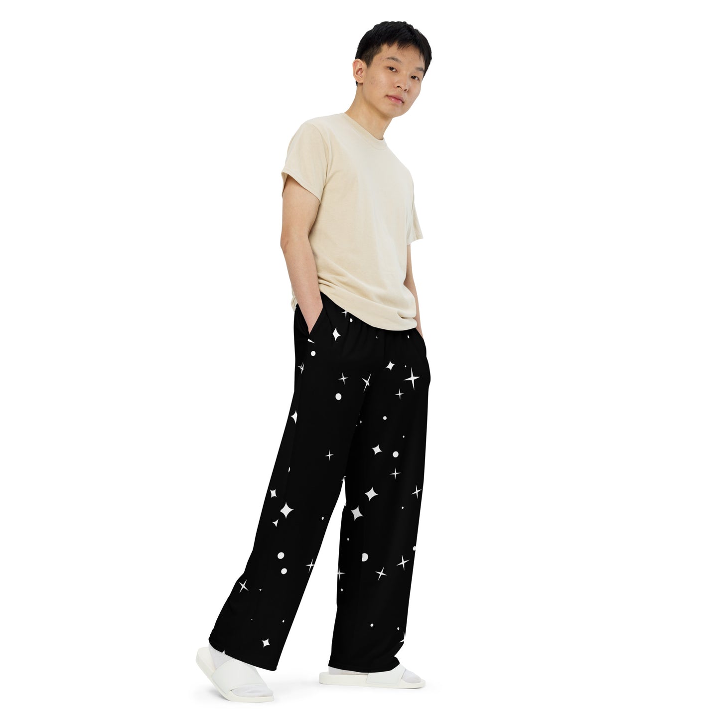 Starry Night Wide-Leg Pants