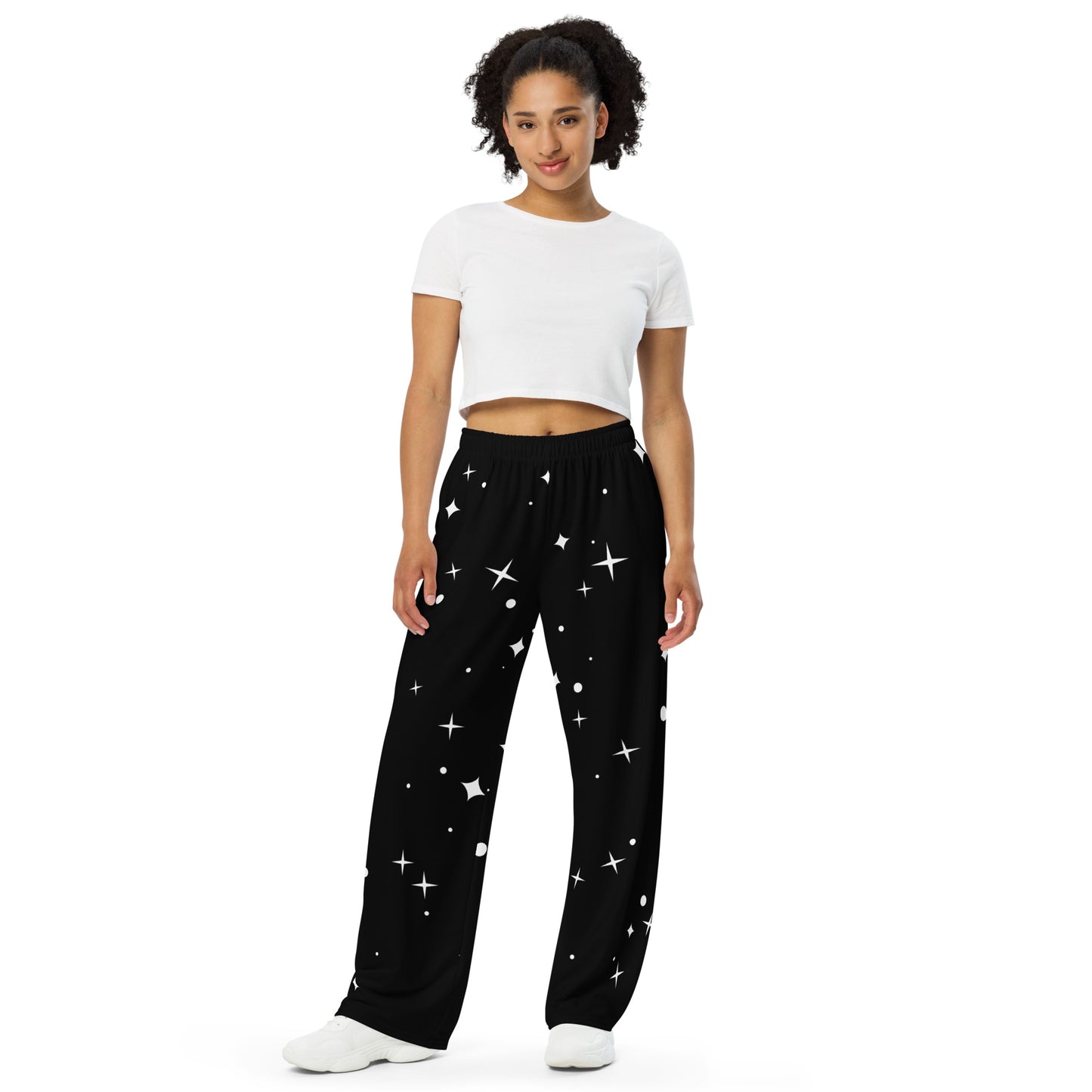 Starry Night Wide-Leg Pants