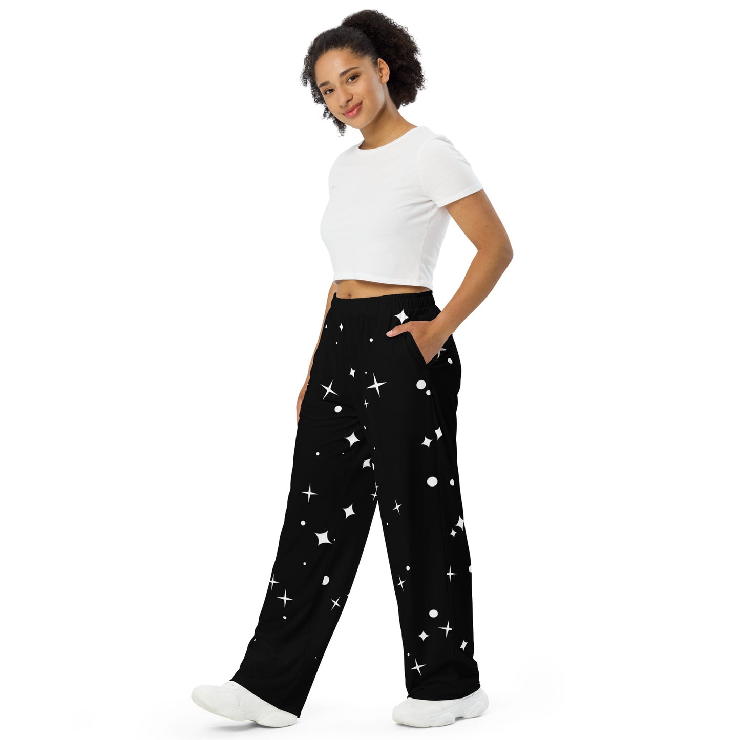 Starry Night Wide-Leg Pants