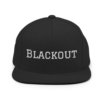 Blackout Snapback Hat