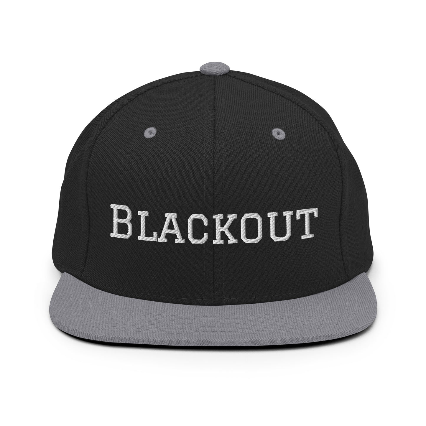 Blackout Snapback Hat