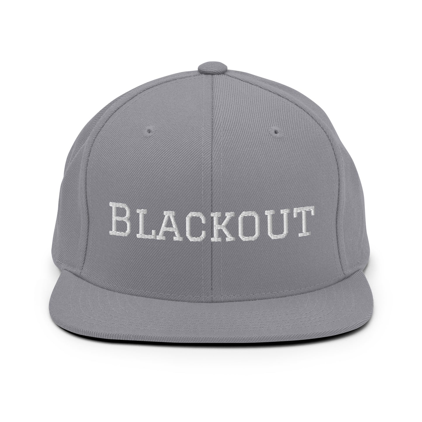 Blackout Snapback Hat